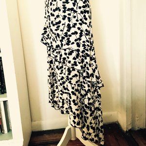 Silk flirty skirt